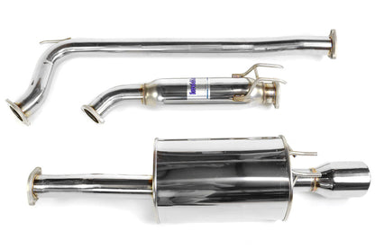 Invidia Q300 Single Exit Cat Back Exhaust - Stainless Steel Tip - 2006-2011 Honda Civic Si Sedan