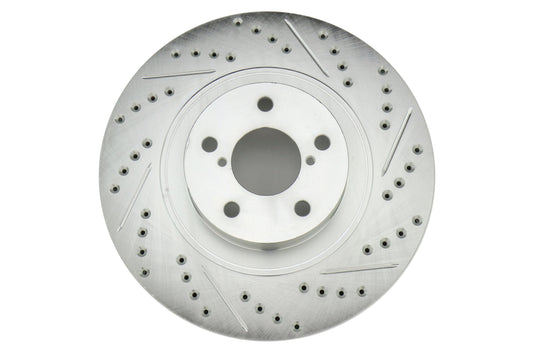 Stoptech C-Tek Sport Drilled and Slotted Rotor Single Front Left - Subaru Models (inc. 2009-2014 WRX)