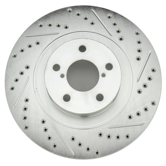 Stoptech C-Tek Sport Drilled and Slotted Rotor Single Front Left - Subaru Models (inc. 2009-2014 WRX)
