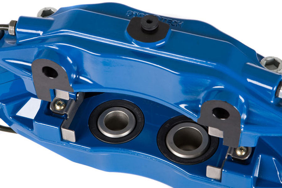 Stoptech ST-40 Big Brake Kit Front 332mm Blue Slotted Rotors - 1998-2001 Subaru Impreza 2.5RS