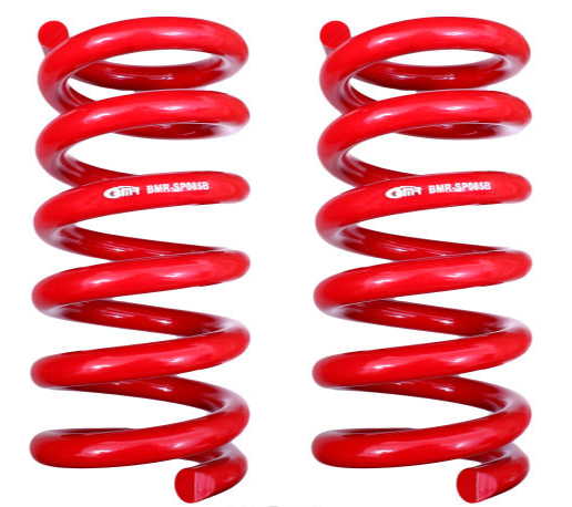 BMR 15-17 S550 Mustang Rear Handling Version Lowering Springs - Red