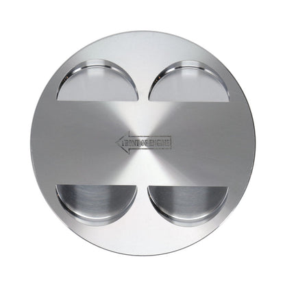 Manley Nissan GT-R 3.8L VR38DETT 99mm Bore 9.8:1 CR -2cc Dish Extreme Duty Piston Set w/ Rings