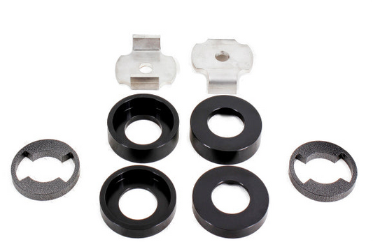 BMR 15-17 S550 Mustang Cradle Bushing Lockout Kit Level 1 - Black