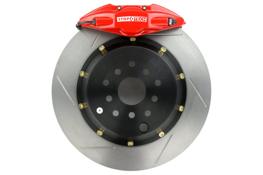 Stoptech ST-22 Big Brake Kit Rear 345mm Red Slotted Rotors - 2015-2021 Subaru WRX