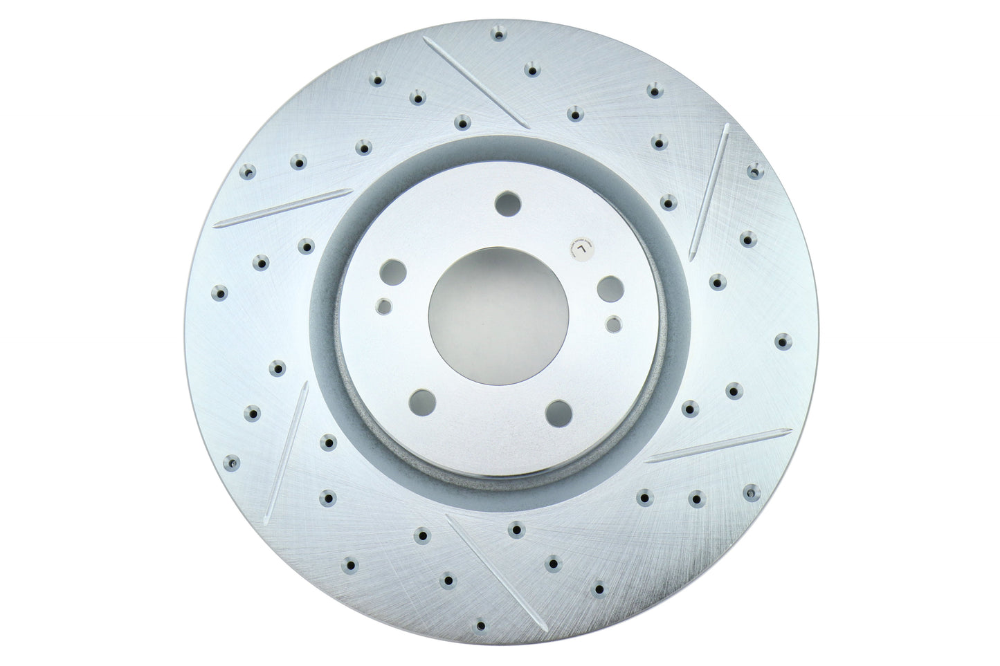 Stoptech C-Tek Sport Drilled and Slotted Rotor Single Front Left - 2003-2006 Mitsubishi Evo 8/9
