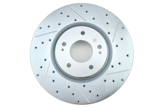 Stoptech C-Tek Sport Drilled and Slotted Rotor Single Front Left - 2003-2006 Mitsubishi Evo 8/9