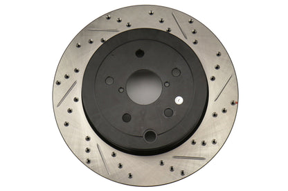 Stoptech Drilled and Slotted Rotor Single Front Right - 2015-2026 Subaru WRX