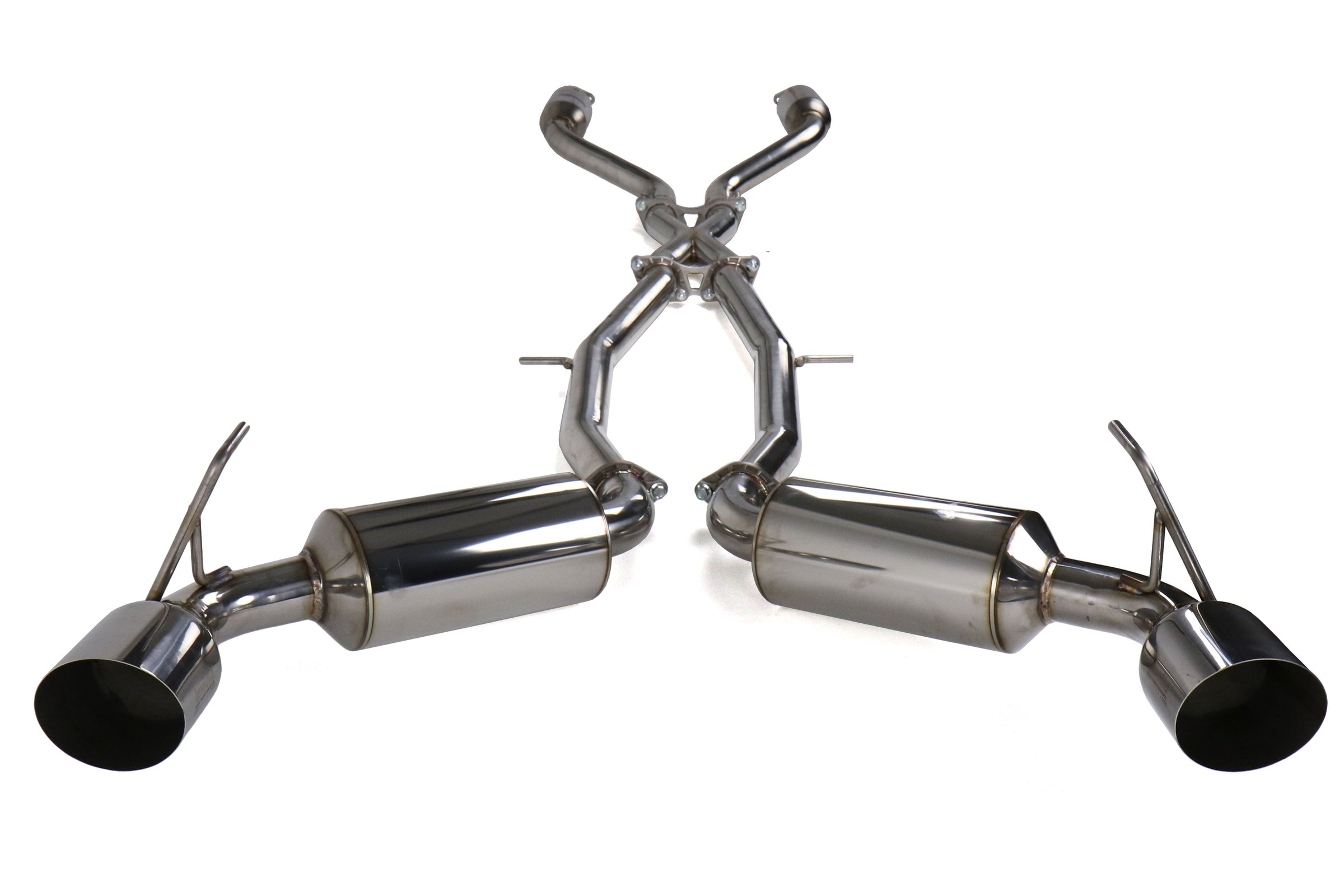 Invidia Dual N1 GT Cat Back Exhaust - Stainless Steel Tips - 2009-2016 Nissan 370Z