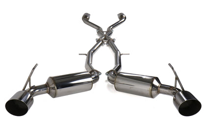 Invidia Dual N1 GT Cat Back Exhaust - Stainless Steel Tips - 2009-2016 Nissan 370Z