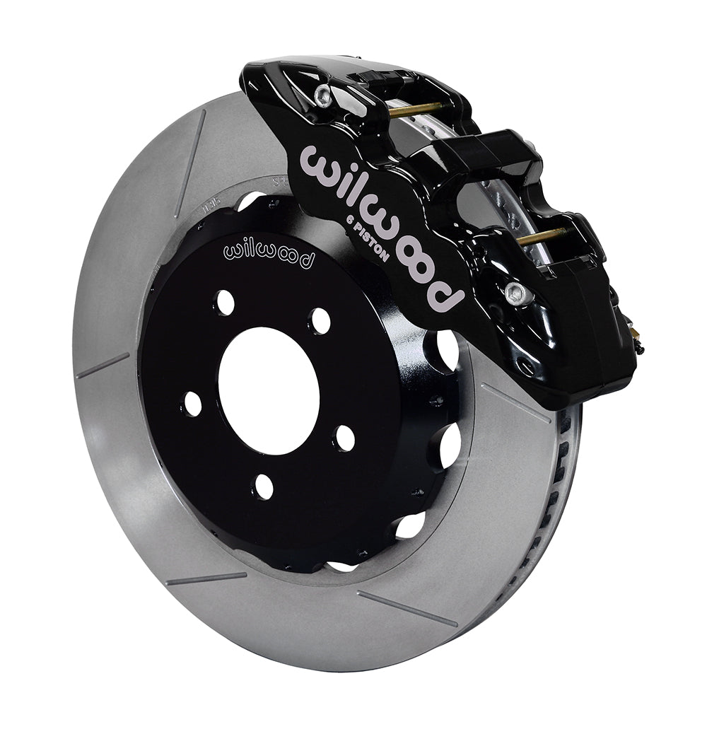 Wilwood AERO6 14in Front Kit Black - 2002-2021 Subaru WRX / 2004-2021 STI / 2003-2006 Baja / 1998-2013 Forester / 1994-2009 Legacy / 2000-2009 Outback