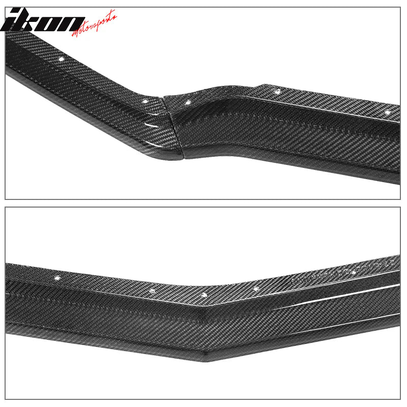 2020-2024 Chevy Corvette C8 Z51 Style Front Bumper Lip Carbon Fiber