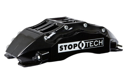 Stoptech ST-60 Big Brake Kit Front 355mm Black Zinc Slotted Rotors - 2003-2006 Mitsubishi Evo 8/9