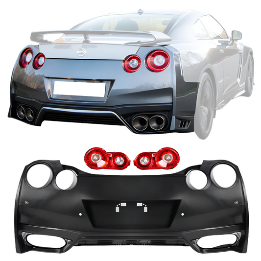 2009-2022 Nissan GTR R35 OE Rear Bumper + Tail Lights 2PC