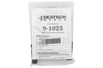 DeatschWerks DW65v Install Kit - Volkswagen/Audi Models (inc. 1999-2006 Volkswagen Golf GTi 1.8t / 2000-2006 Audi TT)