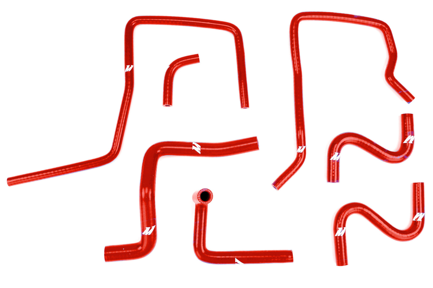 Mishimoto Silicone Ancillary Hose Kit Red - 2006-2007 Subaru WRX / 2004-2007 STI