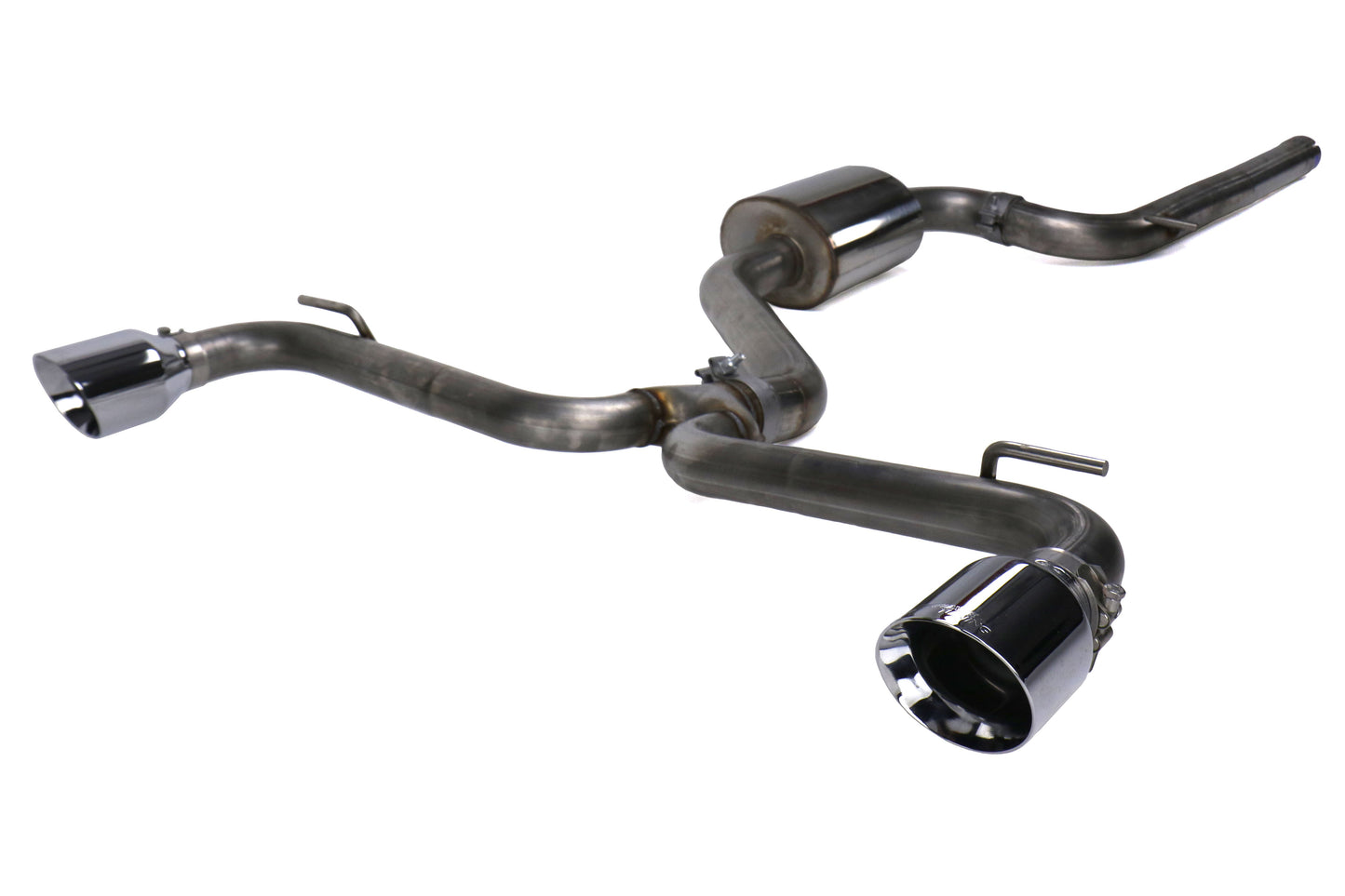 AWE Track Edition Cat-Back Exhaust (Chrome Silver Tips) - 2015-2017 Volkswagen GTI
