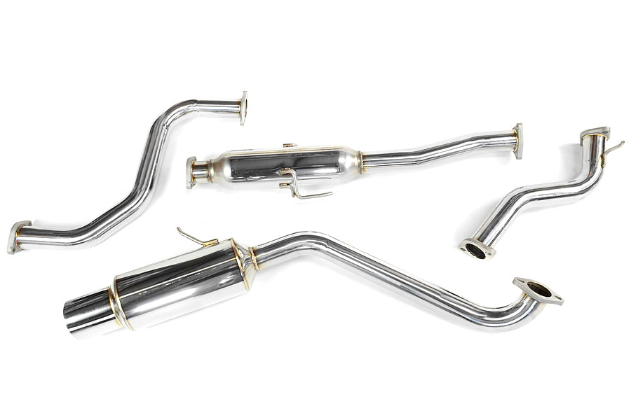 Invidia N1 Cat Back Exhaust - Stainless Steel Tip - 1988-1991 Honda CRX