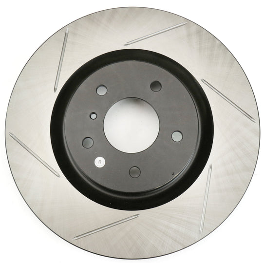 Stoptech Front Right Slotter Rotor w/OEM Brembo Brakes - 2003-2009 Nissan 350Z / Infiniti G35 (w/OEM Brembo)