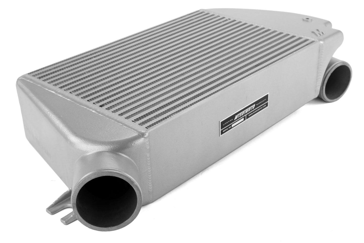 Mishimoto Top Mount Intercooler Kit Silver w/ Polished Charge Pipe - 2015-2021 Subaru WRX