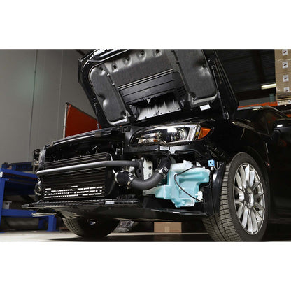 GrimmSpeed Front Mount Intercooler Kit Black Core w/ Black Piping - 2015-2021 Subaru WRX / STI