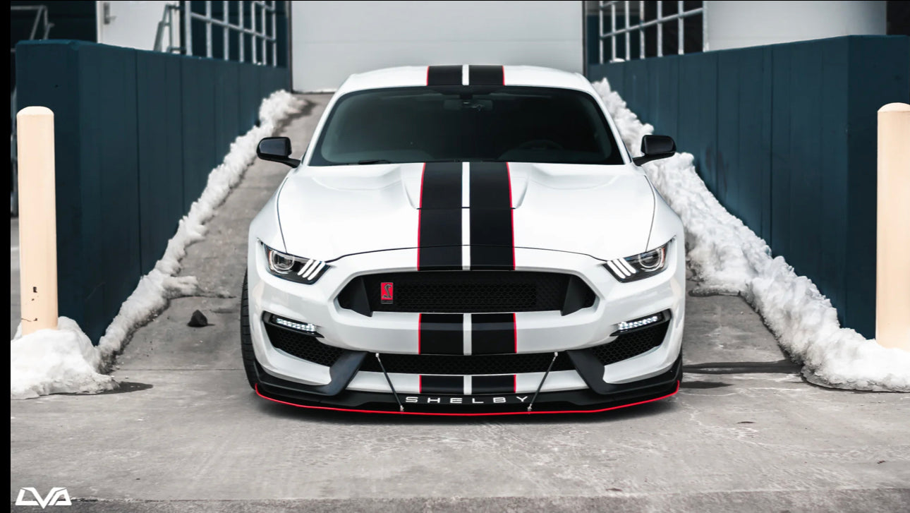 LVA 2015-2021 FORD MUSTANG GT350 FRONT SPLITTER (OEM BUMPER)