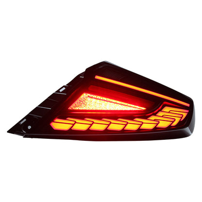 OLM Phantom-Spec LED Taillights (Smoke Lens / Red Optic) - 2022-2025 Subaru WRX