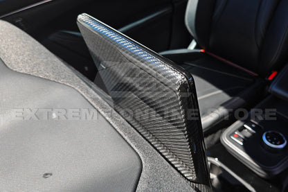 2021+ Ford Mustang Mach-E DRY CARBON FIBER Navigation Monitor Cover