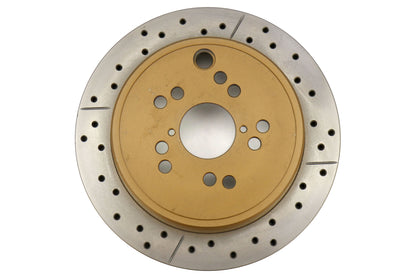 DBA Street Series Cross Drilled and Slotted Rear Rotors - 2013-2021 Scion FR-S / Subaru BRZ / Toyota 86