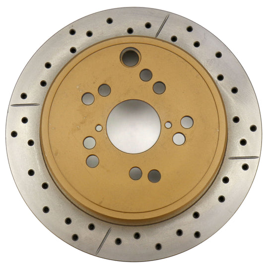 DBA Street Series Cross Drilled and Slotted Rear Rotors - 2013-2021 Scion FR-S / Subaru BRZ / Toyota 86