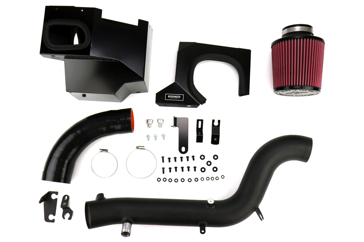 Mishimoto Performance Air Intake Wrinkle Black - 2016-2017 Ford Focus RS