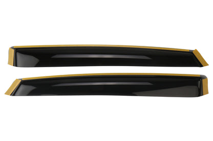 Weathertech Rear Side Window Deflectors  - 2016-2017 Ford Focus RS