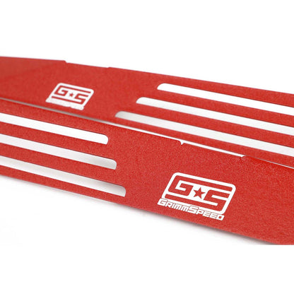 GrimmSpeed Fender Shrouds (Red) - 2008-2014 Subaru WRX / STI