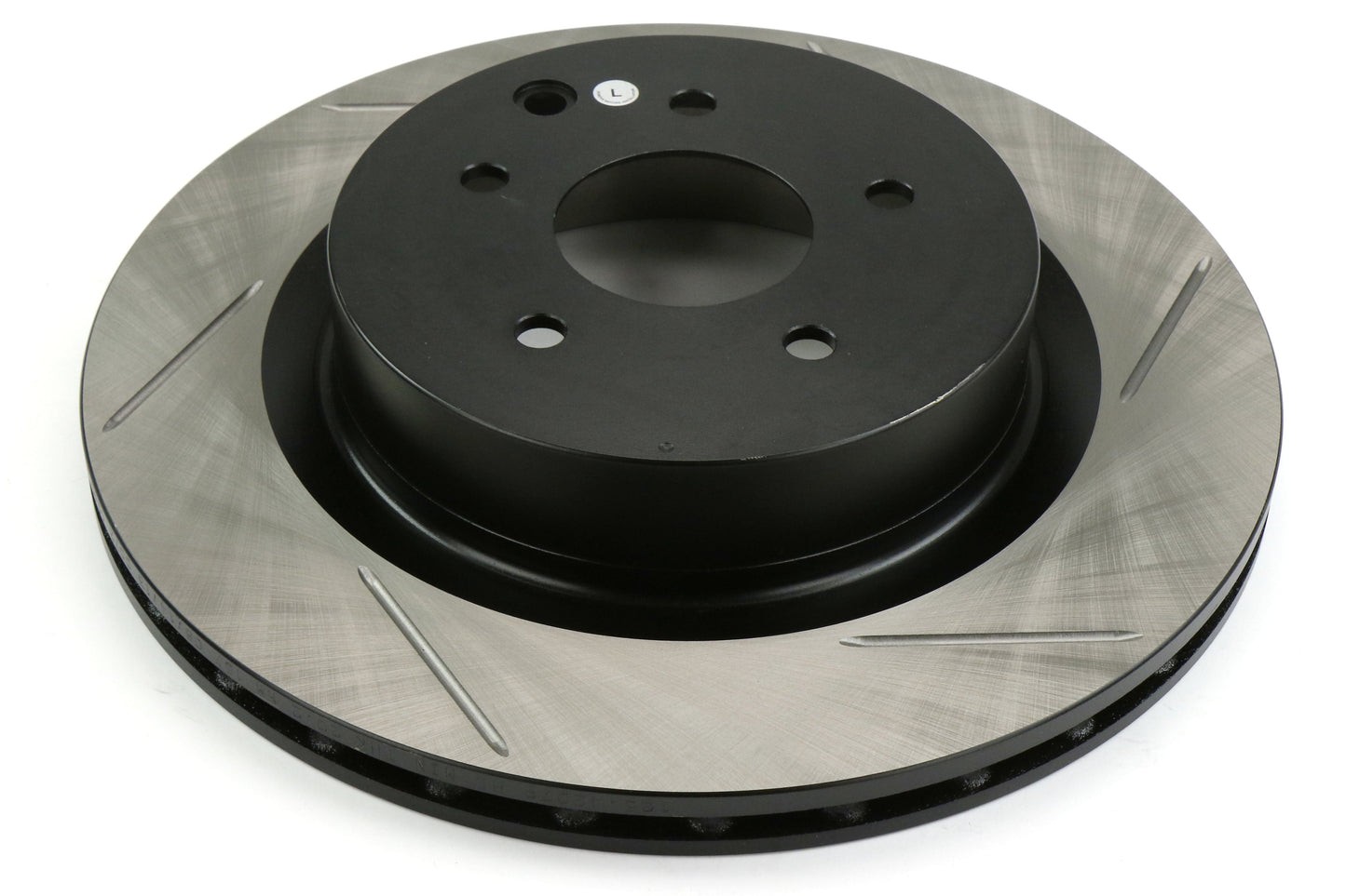 Stoptech Rear Left Slotter Rotor w/OEM Brembo Brakes - 2003-2009 Nissan 350Z / Infiniti G35 (w/OEM Brembo)