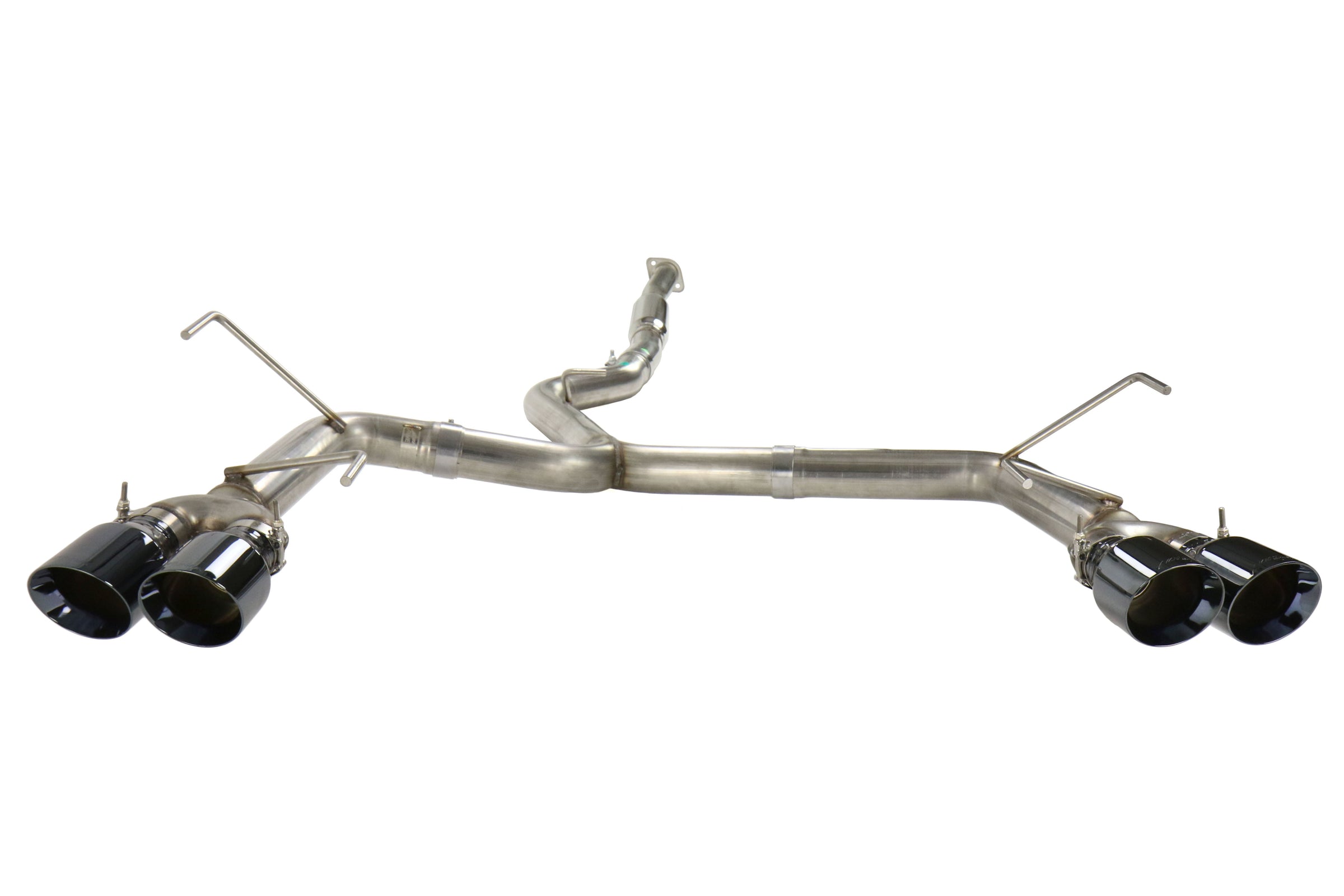 AWE Track Edition Cat-Back Exhaust (Diamond Black Tips) - 2011-2021 Subaru WRX / STI Sedan