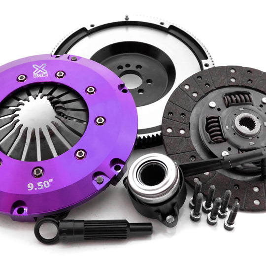 05-09 GTI / 12-13 Golf / 06-12  A3 / 06 TT XClutch Sprung Organic Stage 1 Clutch Kit