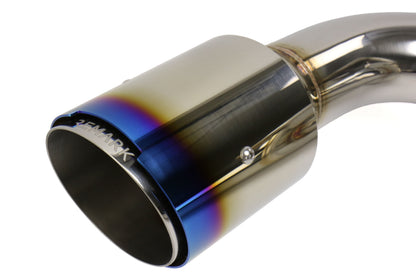 Remark Cat Back Exhaust w/ Burnt Stainless Steel Tip Cover - 2015-2024 Volkswagen GTI