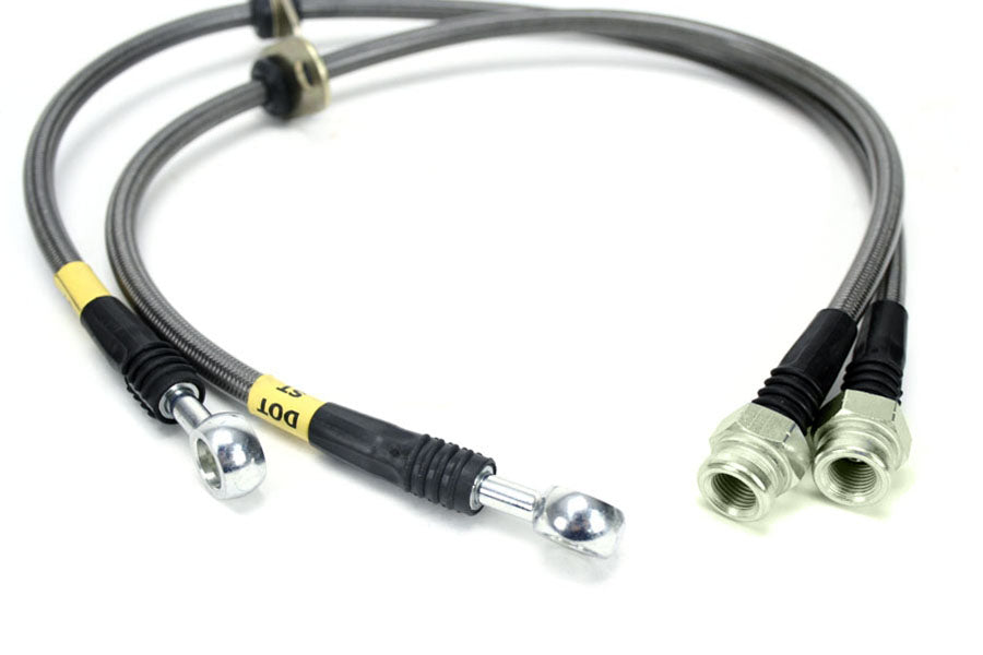 Stoptech Stainless Steel Brake Lines Front - Subaru Models (inc. 2008-2021 WRX / STI)