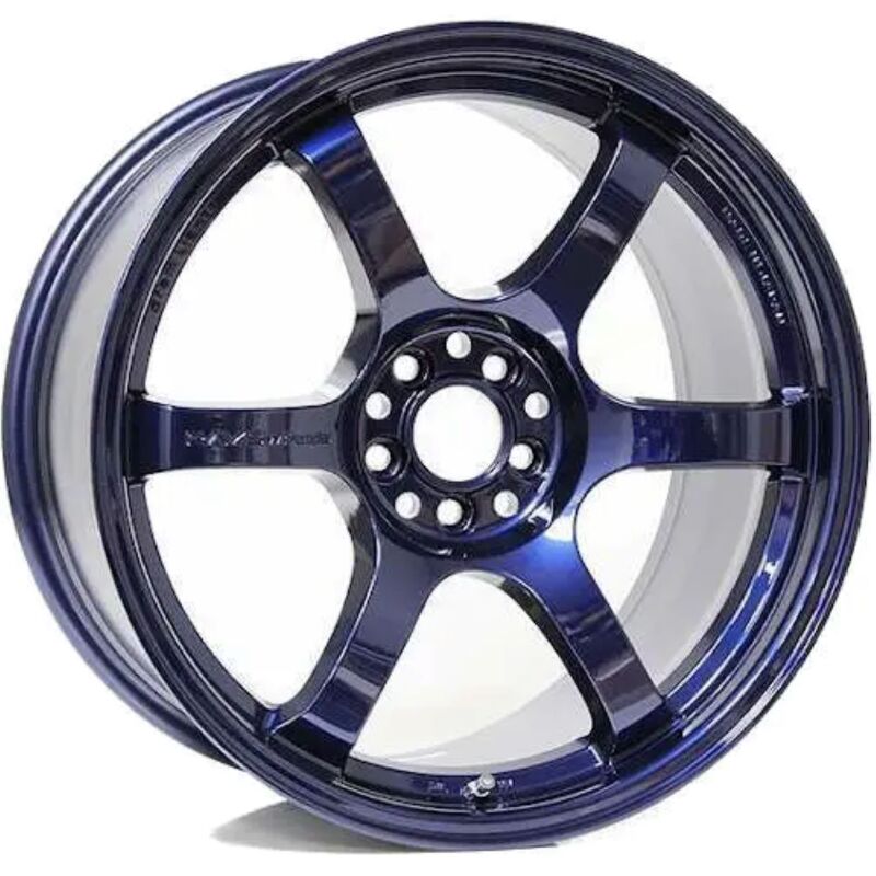 Gram Lights 57DR 17x9.0" +22 5-114.3 Eternal Blue Pearl Wheel