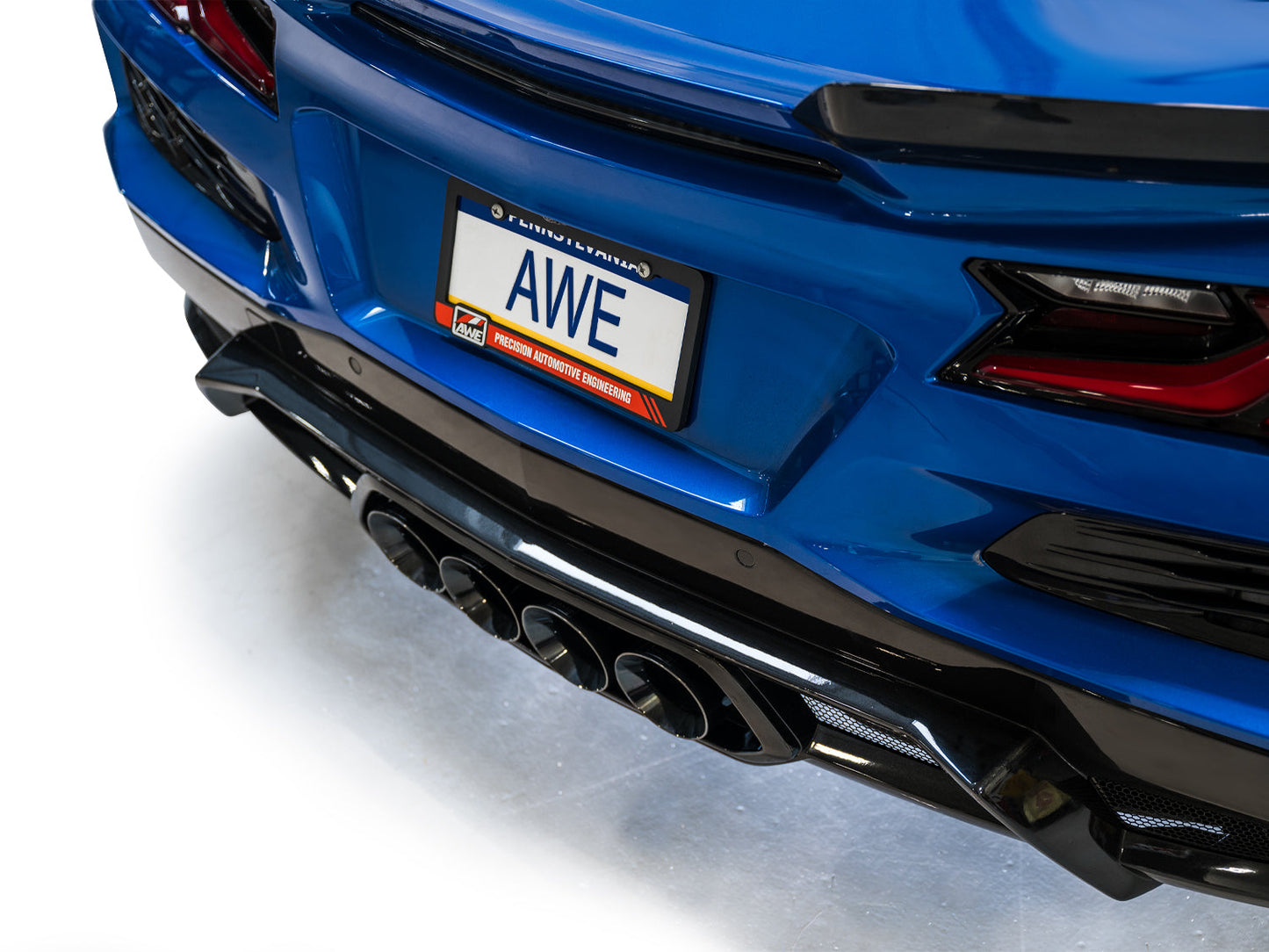 AWE SwitchPath Exhaust for C8 Corvette Z06 - Diamond Black Tips