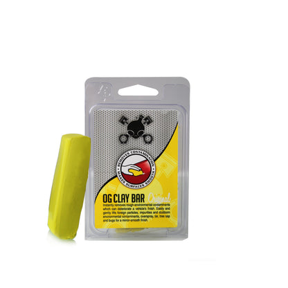 Chemical Guys OG Clay Bar Light/Medium 100 Gram Bar Yellow - Universal
