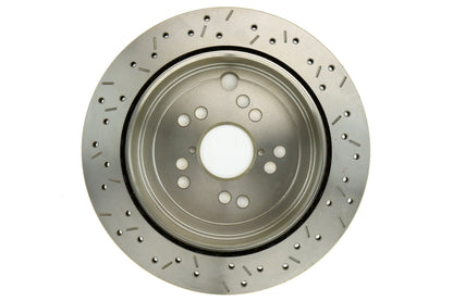 DBA 4000 Drilled/Slotted Rotor Pair Rear - 2013-2016 Scion FR-S / 2013-2020 Subaru BRZ / 2017-2019 Toyota 86
