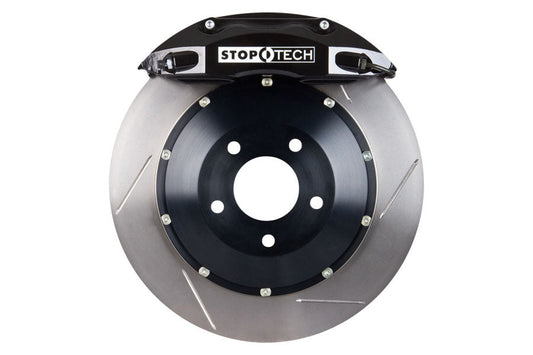 Stoptech ST-40 Big Brake Kit Rear 328mm Black Slotted Rotors - 2004 Subaru STI