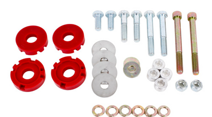 BMR 15-17 S550 Mustang Differential Lockout Bushing Kit (Polyurethane) - Red