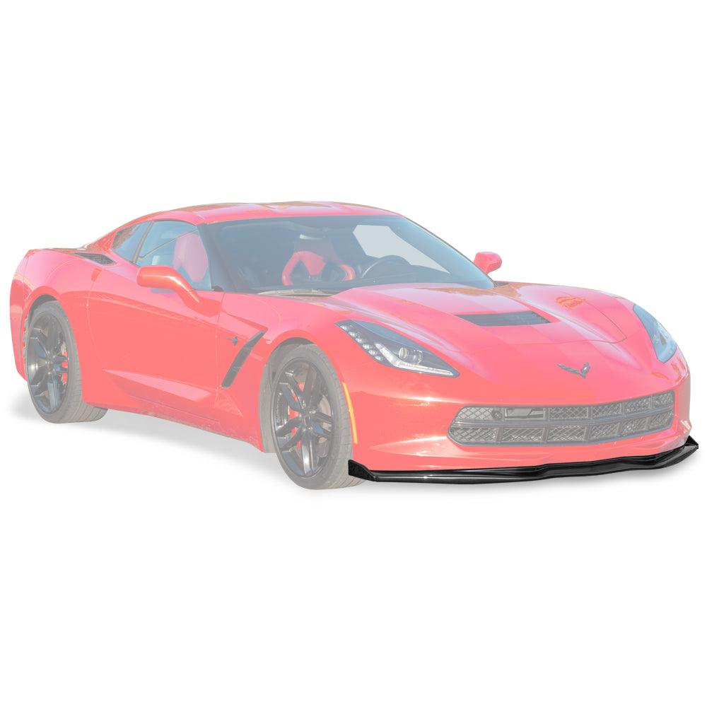 Chevrolet Corvette C7 Stage 2 Front Splitter With Side End Caps