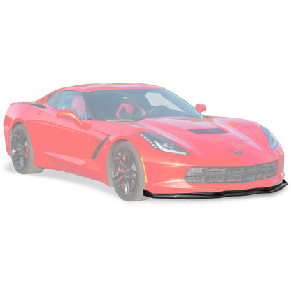 Chevrolet Corvette C7 Stage 2 Front Splitter With Side End Caps