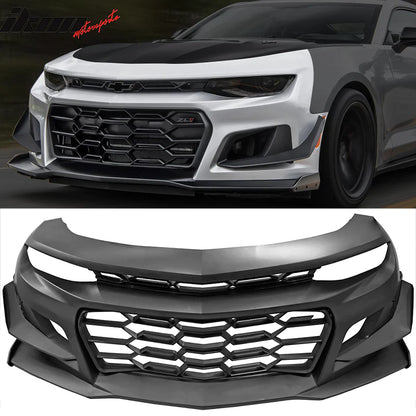 2016-2023 Chevrolet Camaro ZL1 1LE Style Front Bumper Cover