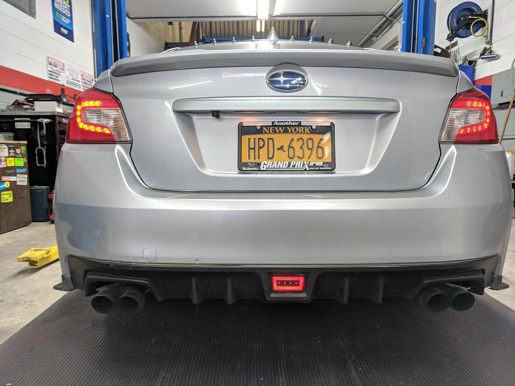 SMY F1 V3 Hyperflash (RBL) Smoked w/ DRL Red Light Bar - 2015-2021 Subaru WRX/STI