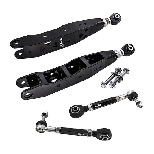 SMY Pillow Ball CNC Aluminum Adjustable Rear Control Arm / Toe Kit - 2008-2021 Subaru WRX / STI