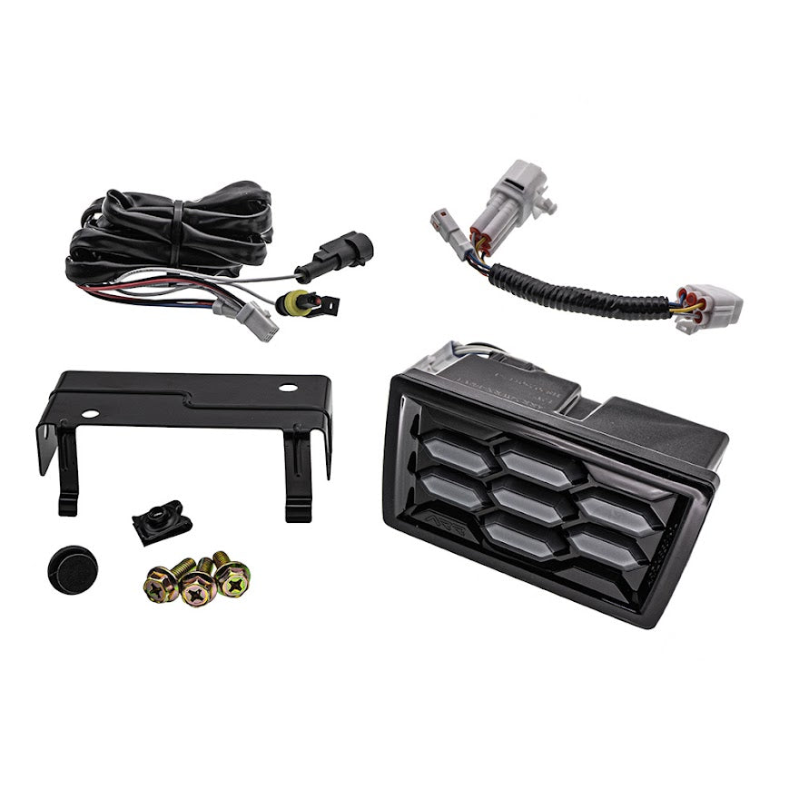 SMY HoneyComb Hyperflash (RBL) / DRL - Smoked White - 2022-2026 Subaru WRX