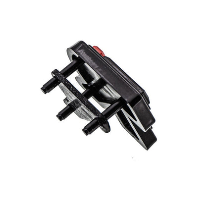 SMY Subaru TR "Tuner Ready" Grille Badge - BLACK / RED - 2022-2026 Subaru WRX